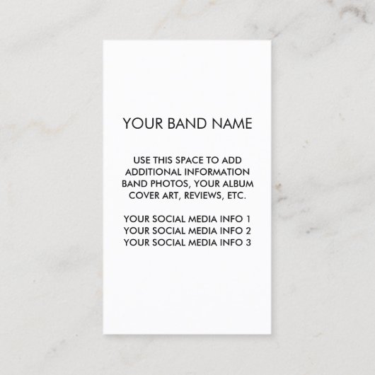 帯のロゴ – 背景色を選択(長) 名刺 (裏面)