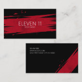 帯カッコいいミュージシャン名刺 名刺 (正面/裏面)