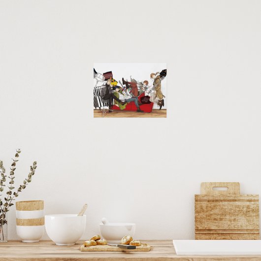 帯与え ポスター (キッチン)