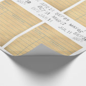 帯出券の包装紙 ラッピングペーパー (コーナー)