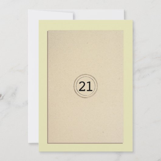 帯出券の本の誕生会の作家の招待 招待状 (裏面)