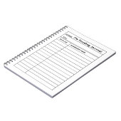 "帯出券"のノート ノートブック (左側)