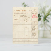 帯出券RSVP 出欠カード (スタンド正面)