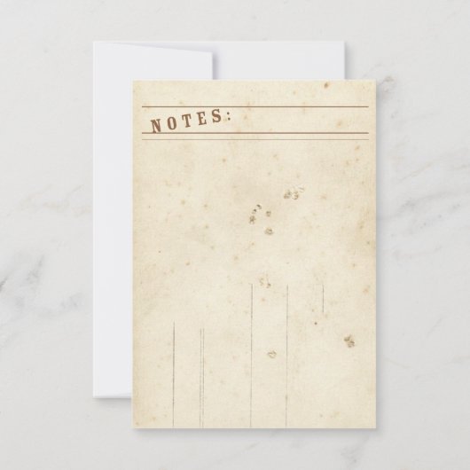 帯出券RSVP 出欠カード (裏面)