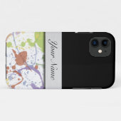 帯出登録者とのモノグラムのiPhone 5の場合 Case-Mate iPhoneケース (裏面(横))