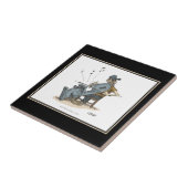 帯鋸のミュージシャンの漫画のタイル タイル (側面)