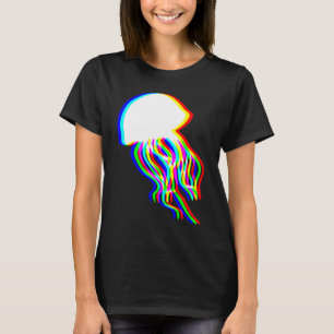 帯電クラゲEDMレーブシルエットウィメンズ Tシャツ