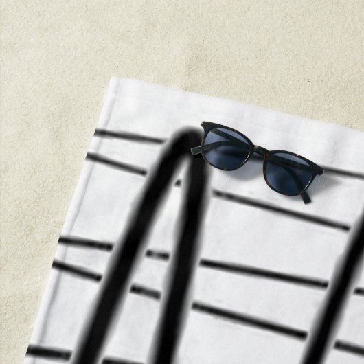 "帯電" ビーチタオル (インサイチュ)