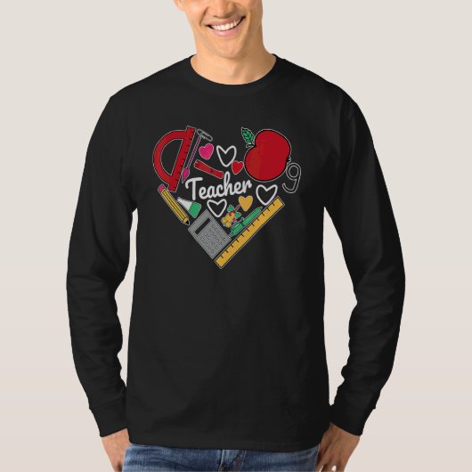帰ってきた学校のギークな数学科学の先生 数学 Tシャツ (正面)