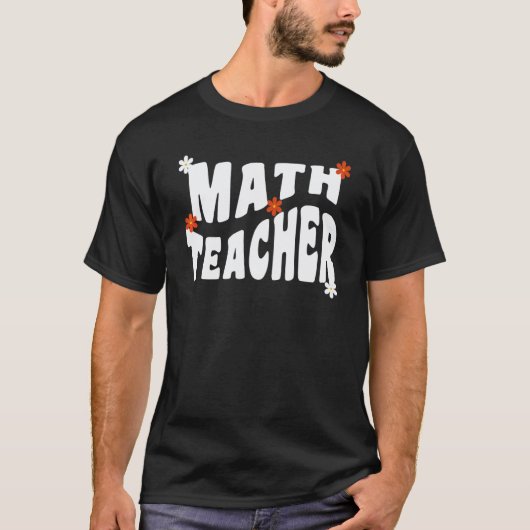 帰ってきた学校の数学の方程式 数学教師 Tシャツ (正面)