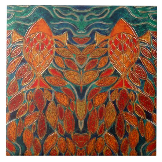 "帰りに" (絵画) タイル (正面)