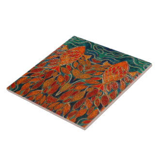 "帰りに" (絵画) タイル