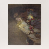 帰宅する2人の少女 ジグソーパズル (縦)