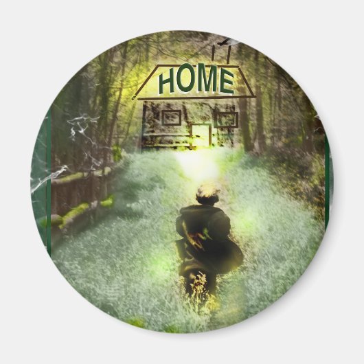 帰宅中 マグネット (正面)