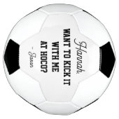 帰宅提案またはプロム提案アイディア サッカーボール (回転)