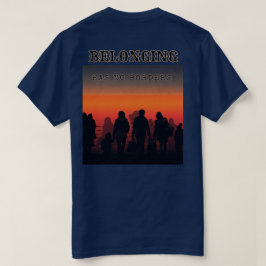 帰属に境界線はない Tシャツ