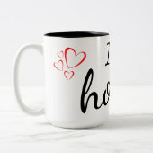 帰省している ツートーンマグカップ (左)