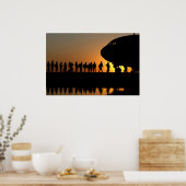 帰路についた兵士 ポスター (キッチン)