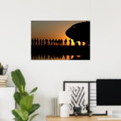 帰路についた兵士 ポスター (ホームオフィス)