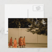 帰途の僧侶たち ポストカード (正面/裏面)