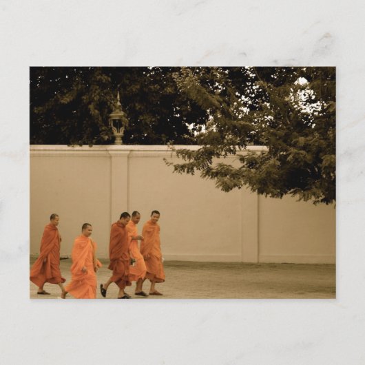 帰途の僧侶たち ポストカード (正面)
