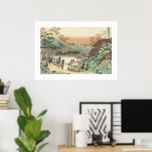 帰郷する女性（白） ポスター (ホームオフィス)