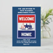 帰郷のパーティの招待状 招待状 (スタンド正面)