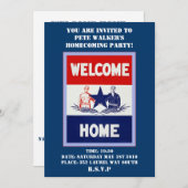 帰郷のパーティの招待状 招待状 (正面/裏面)