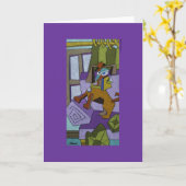 帰郷の挨拶状 カード (黄色い花)