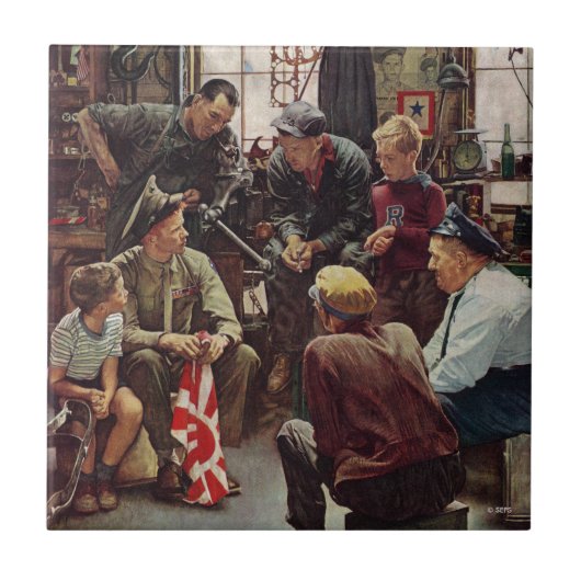 帰郷海兵隊 タイル (正面)