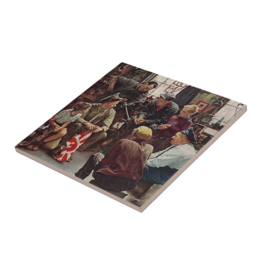 帰郷海兵隊 タイル (側面)