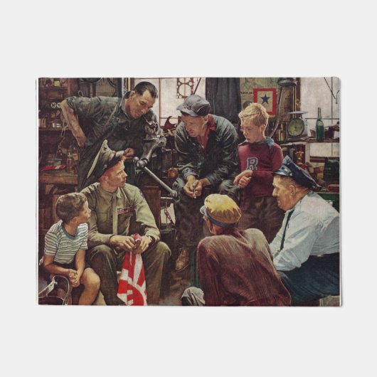 帰郷海兵隊 ドアマット (正面)