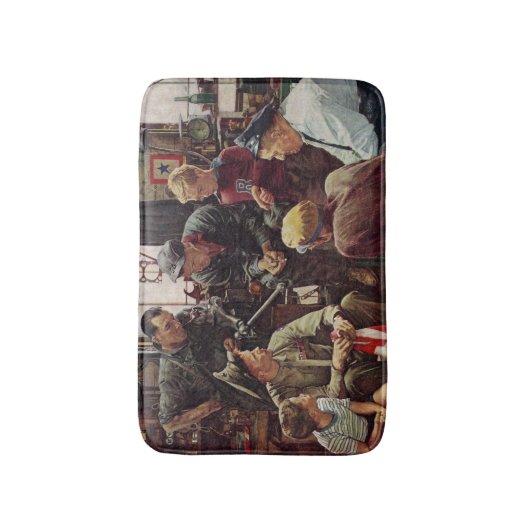 帰郷海兵隊 バスマット (正面縦)