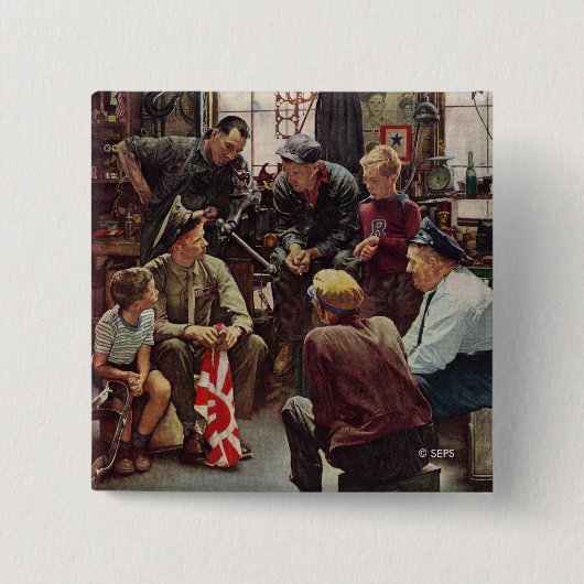 帰郷海兵隊 缶バッジ (正面)