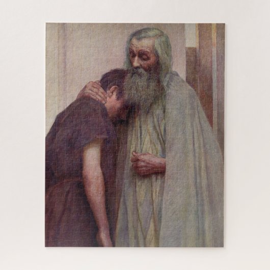 帰郷（父と子） ジグソーパズル (縦)