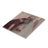 帰郷（父と子） タイル (側面)