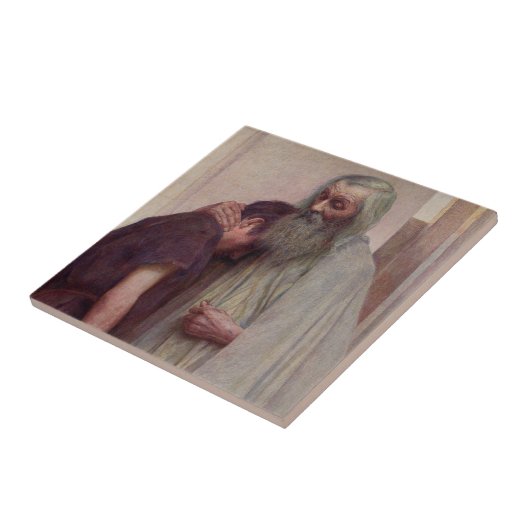 帰郷（父と子） タイル (側面)