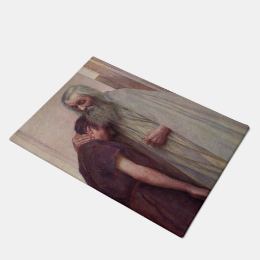 帰郷（父と子） ドアマット (アングル)