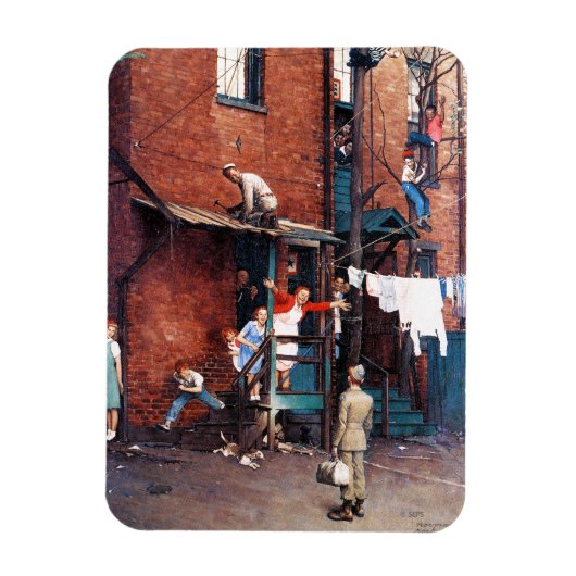 帰郷G.I. マグネット (縦)