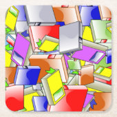 帳簿その他帳簿 スクエアペーパーコースター (正面)