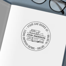 帳簿のラウンドアドレス蔵書票3