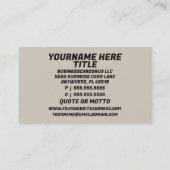 帳簿の付いた法律補助机 名刺 (裏面)