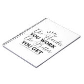 帳簿の注記 ノートブック (左側)