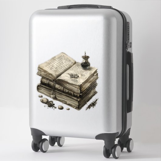 帳簿を綴る シール (スーツケース)