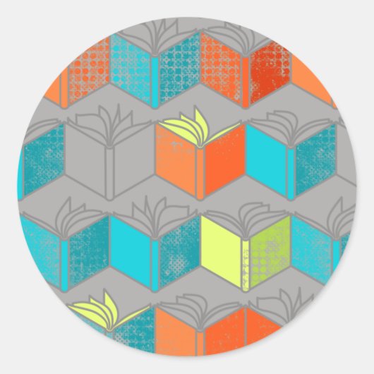 帳簿を開く ラウンドシール (正面)