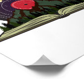 帳簿ヴィンテージレコードの魔法 ポスター (角)