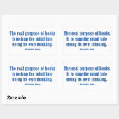 帳簿実在の目的 長方形シール (シート)