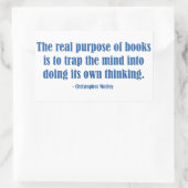 帳簿実在の目的 長方形シール (バッグ)