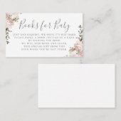 帳簿要求 |ベビーシャワー招待状挿入 名刺 (正面/裏面)