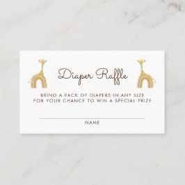 帳簿要求 |ベビーシャワー招待状挿入 名刺